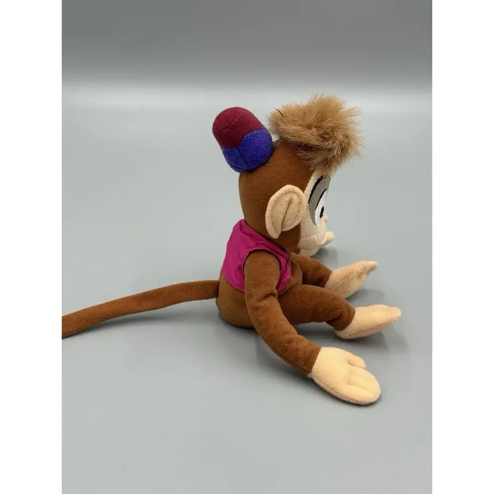 Vintage Disney Store Aladdin Abu Bean‎ Bag Plush 8” Monkey Stuffed Animal No Tag